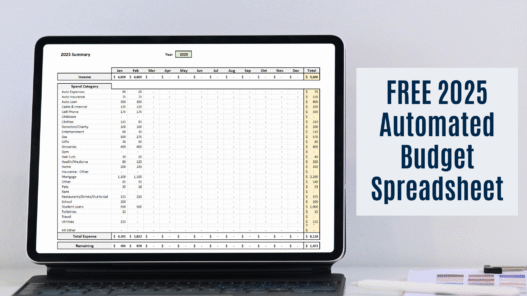 Finally! An Automated Budget Spreadsheet in Excel 2025