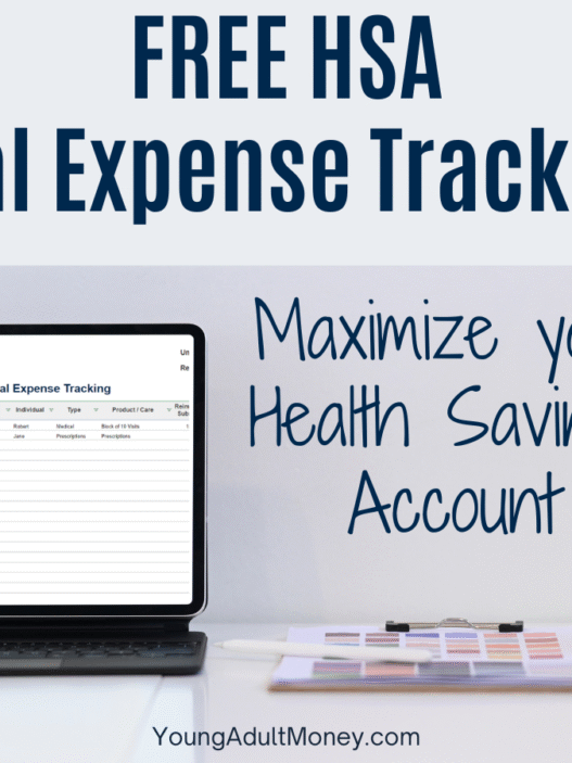 HSA Medical Expense Tracking Spreadsheet