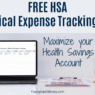 HSA Medical Expense Tracking Spreadsheet