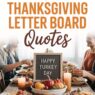 Thanksgiving Letter board quotes