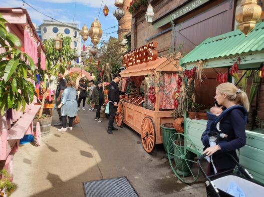 push cart,Grounds-of-Alexandria-What-to-eat-in-Sydney-Australia, food in sydney, sydney must eat