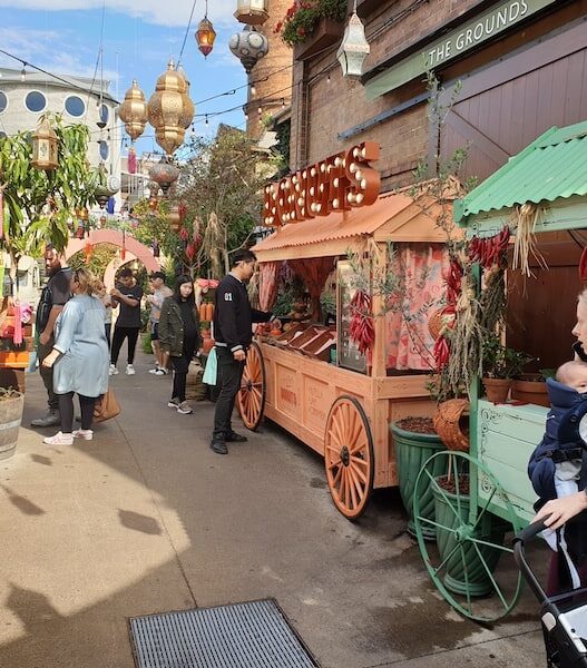 push cart,Grounds-of-Alexandria-What-to-eat-in-Sydney-Australia, food in sydney, sydney must eat