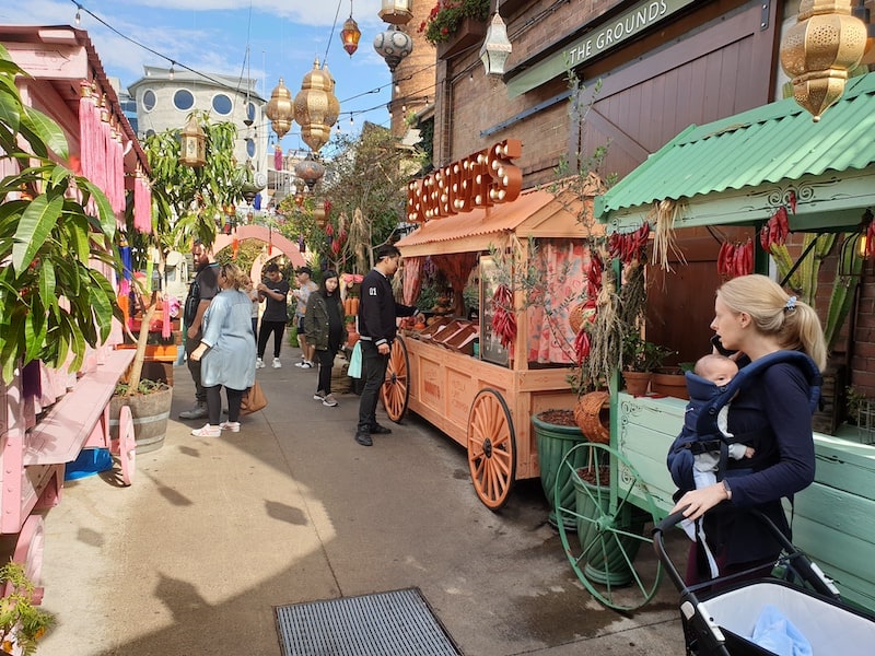 push cart,Grounds-of-Alexandria-What-to-eat-in-Sydney-Australia, food in sydney, sydney must eat