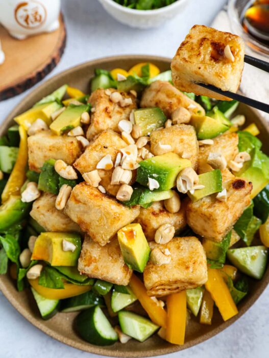 Crispy Tofu Salad | Pickled Plum