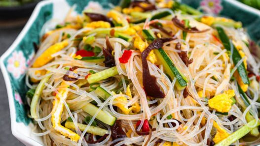 harusame salad (glass noodles)