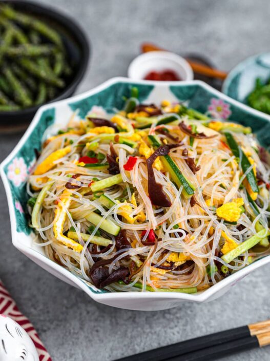 harusame salad (glass noodles)