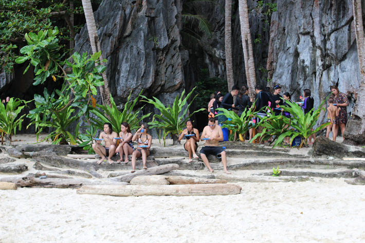 el nido lunch island picnic hidden lagoon, el nido palawan philippines, how to get to el nido, el nido tour package, things to do in el nido