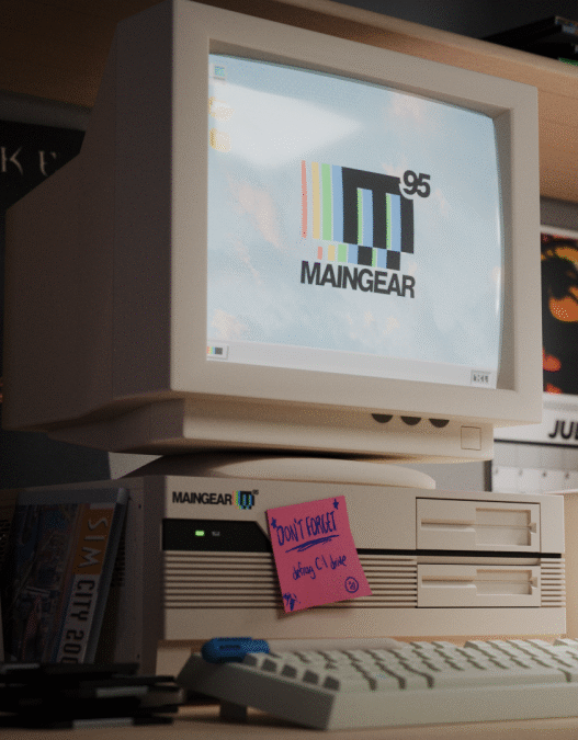 The Maingear Retro95 Gaming PC Is an Absolute Delight