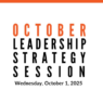 Join us for our next Leadership Strategy Session on October 1, 2025, 11am PDT