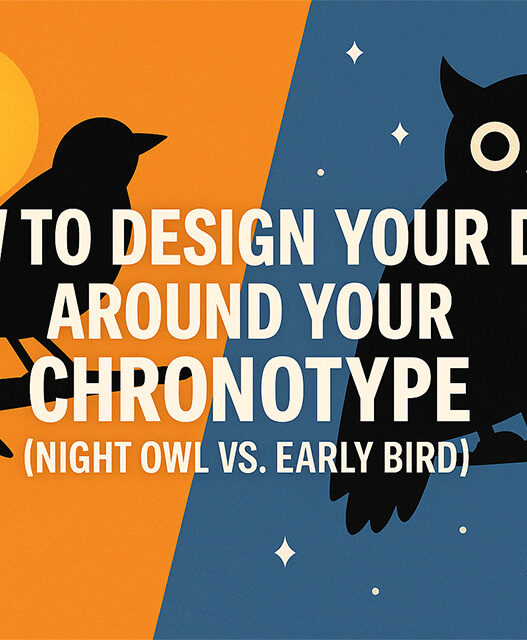 Design the Day Around Your Chronotype (Night Owl vs. Early Bird)