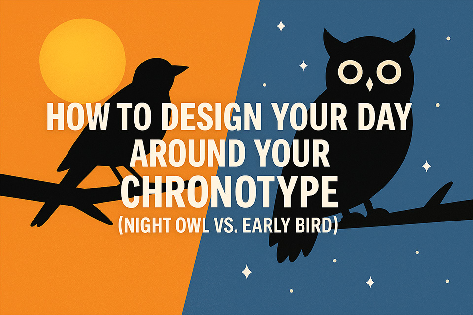 Design the Day Around Your Chronotype (Night Owl vs. Early Bird)