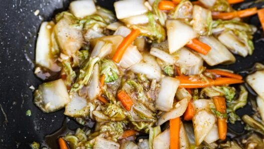 how to make cabbage stir fry