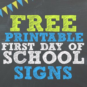 Free Printable First Day Of School Signs For All Grades (2025)