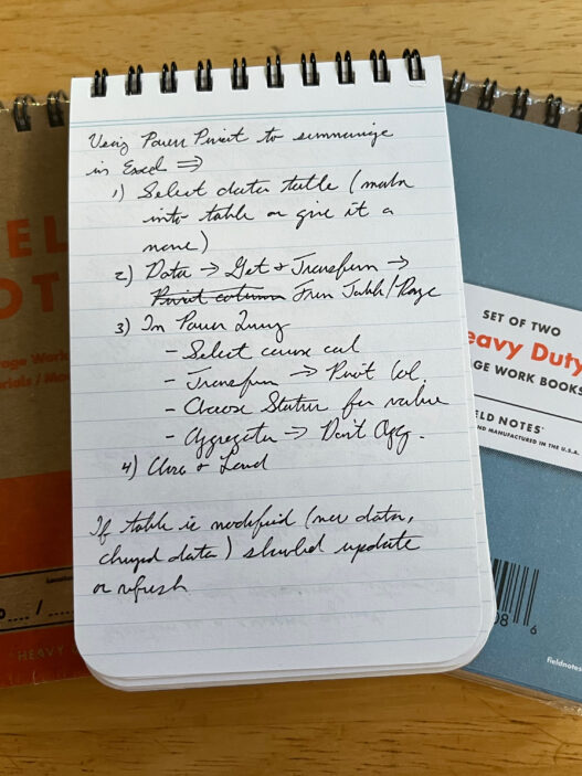 My Favorite Field Notes Notebook – Jamie Todd Rubin