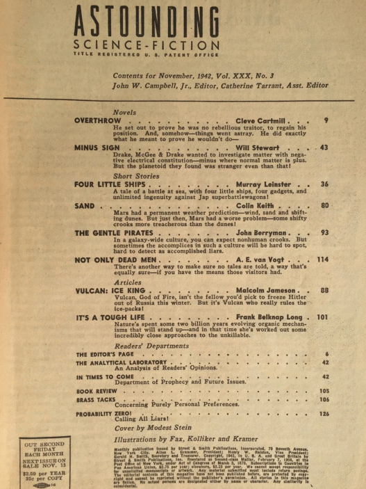 November 1942 – Jamie Todd Rubin
