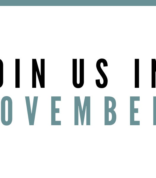 Join Us for Our November Community Calls