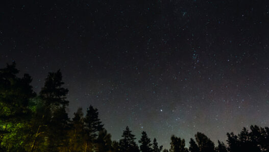 night stars milky way, Nuuksio National Park