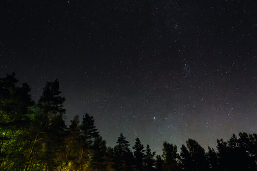 night stars milky way, Nuuksio National Park
