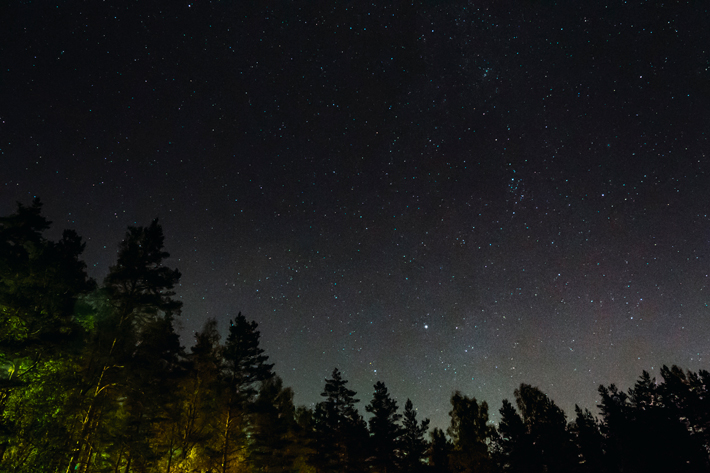 night stars milky way, Nuuksio National Park