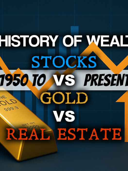 A History of Wealth: Stocks vs Gold vs Real Estate (1950–Present)