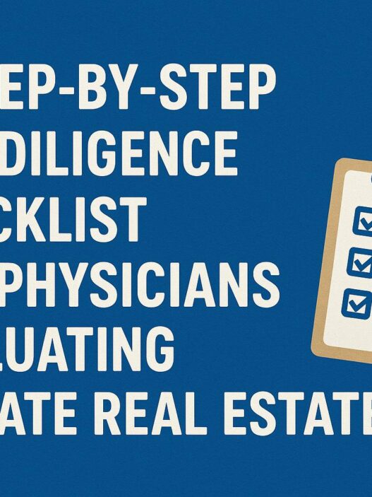 A Step-by-Step Due Diligence Checklist for Physicians Evaluating Private Real Estate Debt