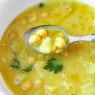 Chickpea, Parsnip And Lemon Soup - This is a savory vegan chickpea, turnip and lemon soup that