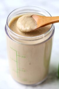 Creamy Tofu Ginger Salad Dressing