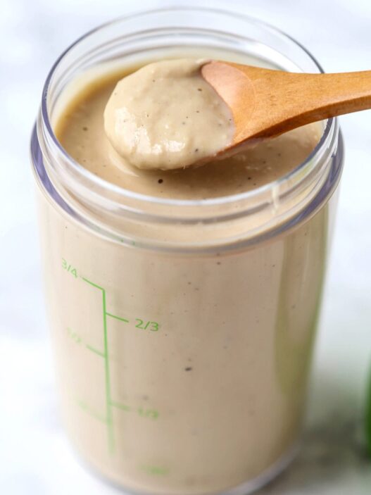 Creamy Tofu Ginger Salad Dressing
