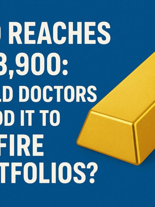 Gold Reaches $3,900: Should Doctors Add It to FIRE Portfolios?