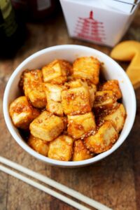 Honey Sriracha Tofu | Pickled Plum
