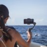 girl video, turtle dolphin watching, puerto escondido, mexico