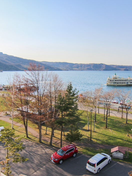 lake toya hotel view