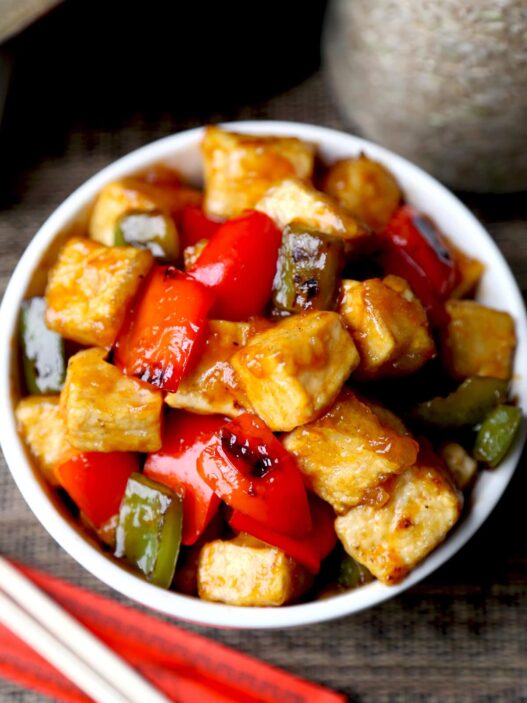 sweet and sour tofu