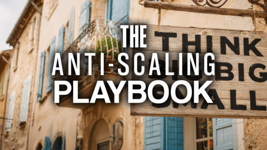The Anti-Scaling Playbook: Why Staying Small Can Outperform “Growth at All Costs”