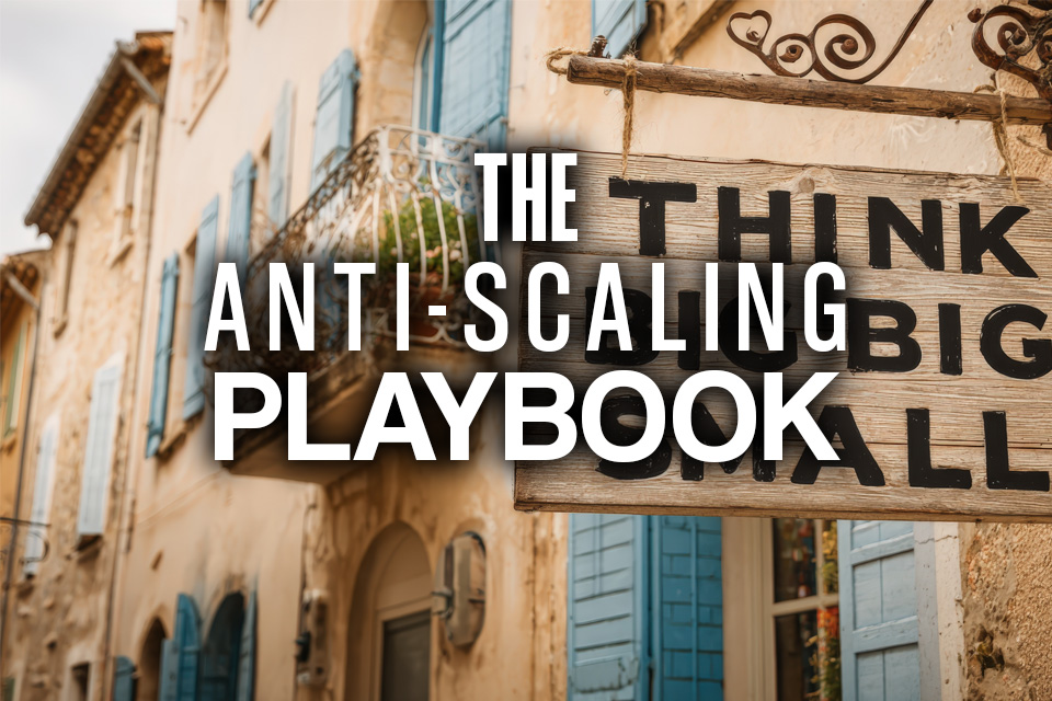 The Anti-Scaling Playbook: Why Staying Small Can Outperform “Growth at All Costs”