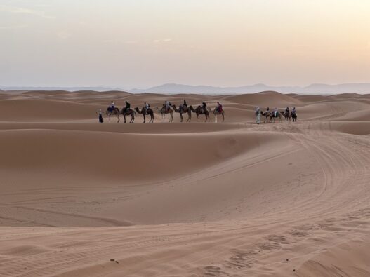 merzouga desert morocco sunset-min