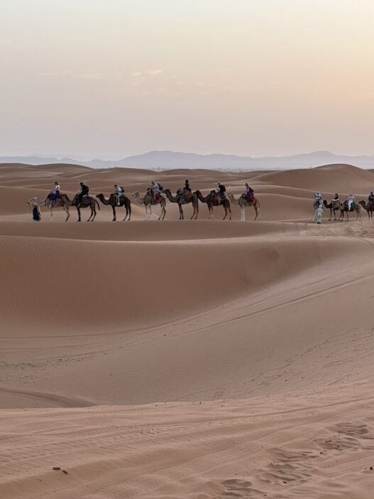 merzouga desert morocco sunset-min