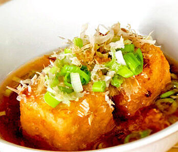 Agedashi Tofu - Deep Fried Tofu in Tsuyu Broth