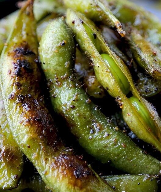 Edamame with Soy and Sesame Sauce