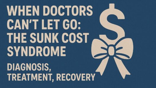 When Doctors Can't Let Go: The Sunk Cost Syndrome – Diagnosis, Treatment, Recovery