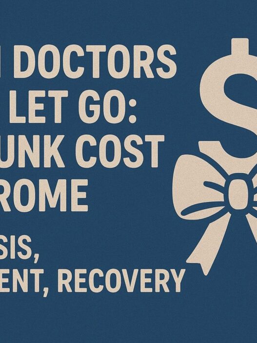 When Doctors Can't Let Go: The Sunk Cost Syndrome – Diagnosis, Treatment, Recovery