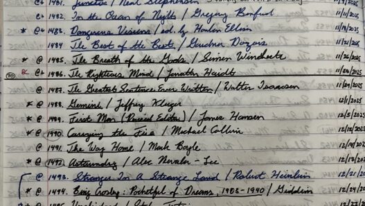 1,500 Books in 30 Years – Jamie Todd Rubin