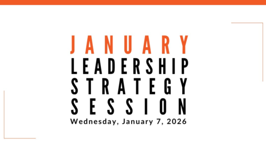 Join us for our next Leadership Strategy Session on January 7, 2026, 11am PST