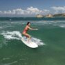 adventure joy, surfing girl, lombok bali