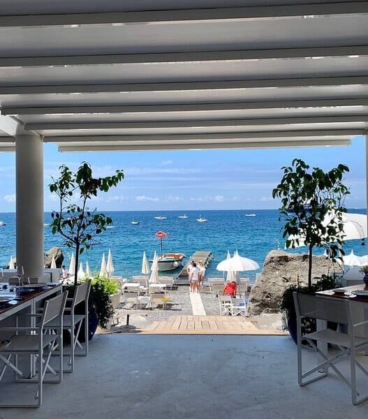 Treville Beach Club, Best beach clubs in positano, italy
