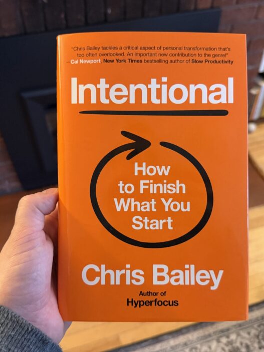 My new book, Intentional, is here! 🥳