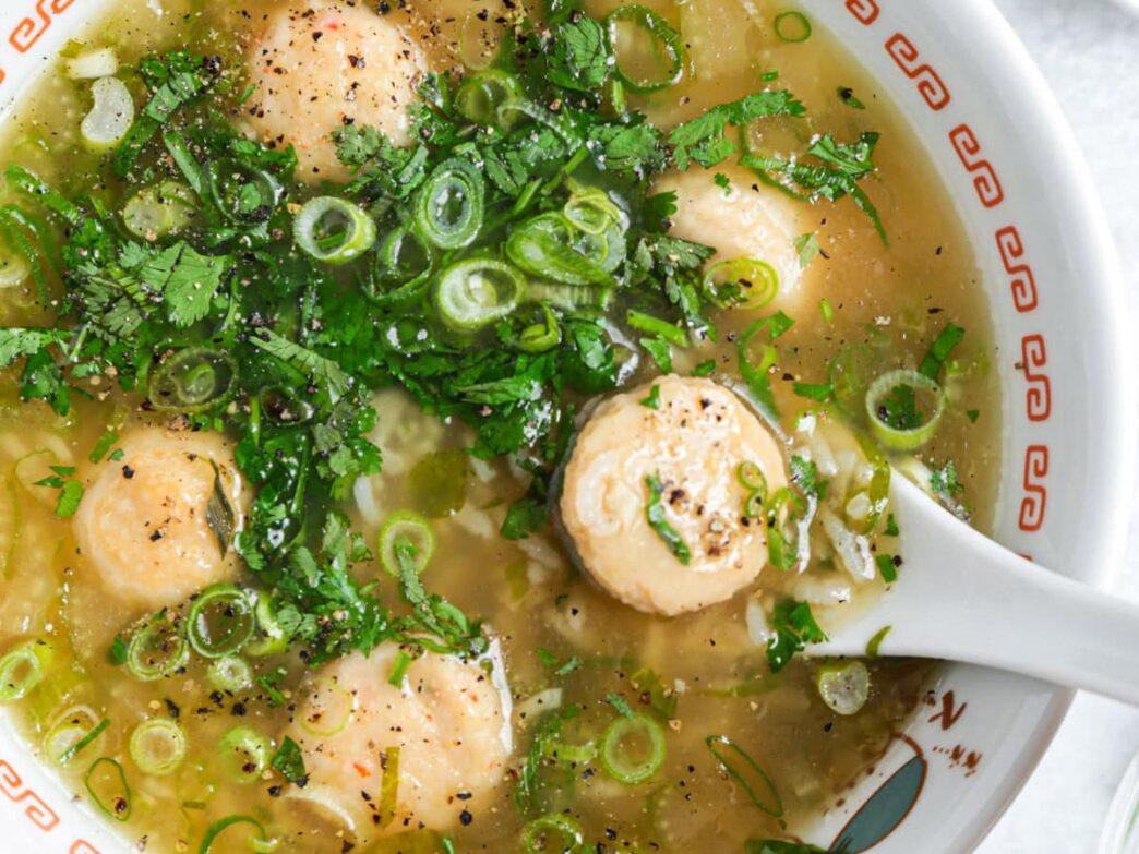 Thai Rice Soup (Khao Tom)