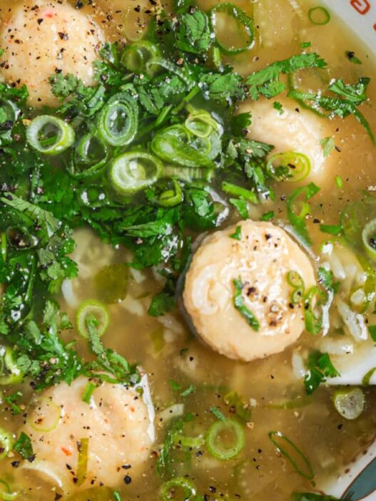 Thai Rice Soup (Khao Tom)