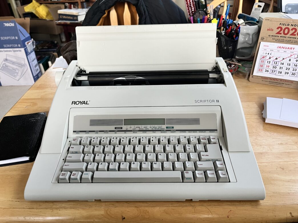 The New Typewriter – Jamie Todd Rubin