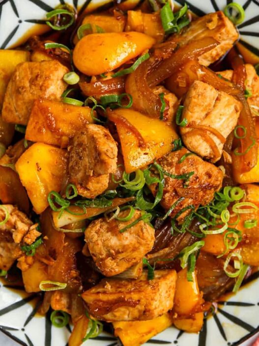 Fish and Pineapple Stir Fry (Sweet & Sour Chinese-Style Dinner)